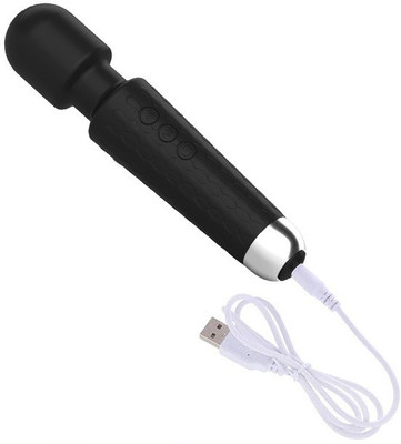 eDUST SRMW-30 Multi Speed Cordless Rechargeable Vibrator Massage for Female Personal Body Massagers Machine With Vibration modes & Water Resistant Massager Massager(Black)
