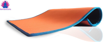 PANCHTATAVA Polyester Door Mat(Orange, Medium)