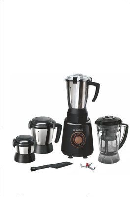 BOSCH TrueMixx 750 W Juicer Mixer Grinder(Bold MGM6644BIN | 4 Jars | Black, Silver, Brown)
