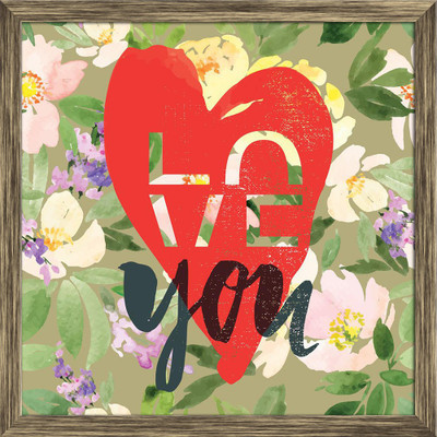 Artzfolio Digital Reprint 10.5 inch x 10.5 inch Painting(With Frame)
