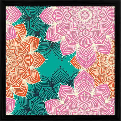 Artzfolio Digital Reprint 20.5 inch x 20.5 inch Painting(With Frame)