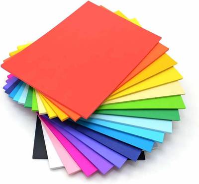 Neel Pack of 100 Pcs Origami Paper 15 cm X 15 cm Color Sheets for Art & Craft (10 Sheets Each Color) Double Sided Colored Paper origami paper 90 gsm Craft paper