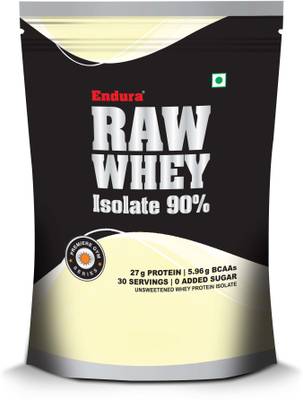 Endura Raw Whey Isolate 90% Whey Protein  (907 g, Unflavoured)