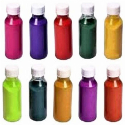 Sjeme Pack of 10 Rangoli Powder(Multicolor)