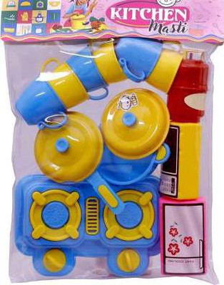 Easy Way kitchen accessories toys set for kids (blue)