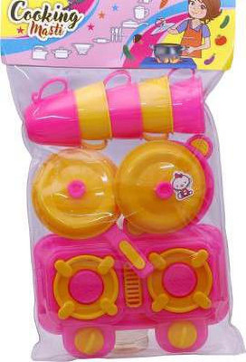 DsentSports cooking playtime pink small kitchen accessories toys set for kids