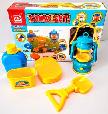 A And A Kreative Camping Fun at Home-With Realistic Light Up Lantern.