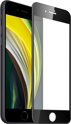 Mobilive Edge To Edge Tempered Glass for Apple iPhone 8 Plus Premium Quality 2.5D Curved Edge(Pack of 1)