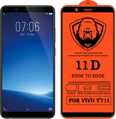 SoftTech Edge To Edge Tempered Glass for Vivo Y71I(Pack of 2)