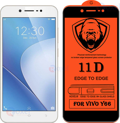 SoftTech Edge To Edge Tempered Glass for VIVO Y66(Pack of 2)