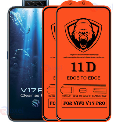 11D Edge To Edge Tempered Glass for Vivo V17 Pro(Pack of 2)
