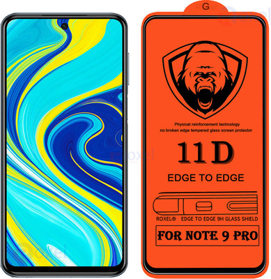 11D Edge To Edge Tempered Glass for Redmi Note 9 Pro(Pack of 2)