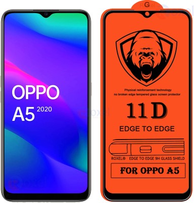 Roxel Edge To Edge Tempered Glass for Oppo A5 2020(Pack of 1)