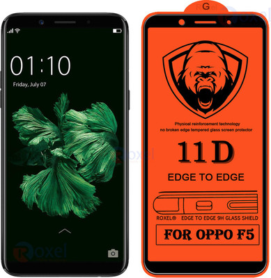 SoftTech Edge To Edge Tempered Glass for Oppo F5(Pack of 2)