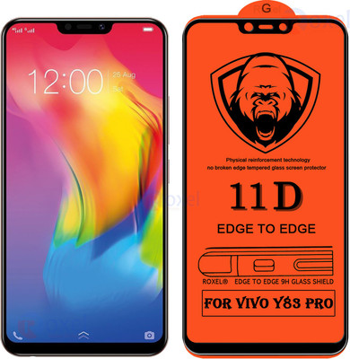 SoftTech Edge To Edge Tempered Glass for Vivo Y83 Pro(Pack of 2)