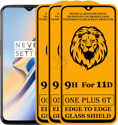 SEVEN7STAR Tempered Glass Guard for OnePlus 6T(Pack of 3)