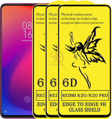 SEVEN7STAR Tempered Glass Guard for Mi K20 Pro(Pack of 3)