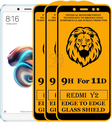 SEVEN7STAR Tempered Glass Guard for Mi Redmi Y2(Pack of 3)