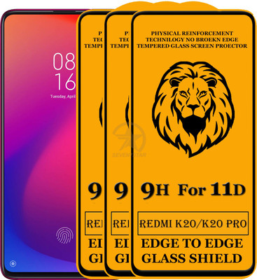 SEVEN7STAR Tempered Glass Guard for Mi K20(Pack of 3)