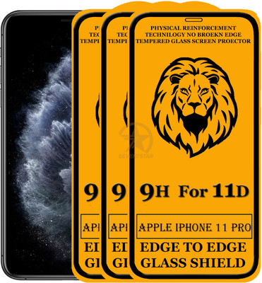 SEVEN7STAR Tempered Glass Guard for Apple Iphone 11 Pro(Pack of 3)