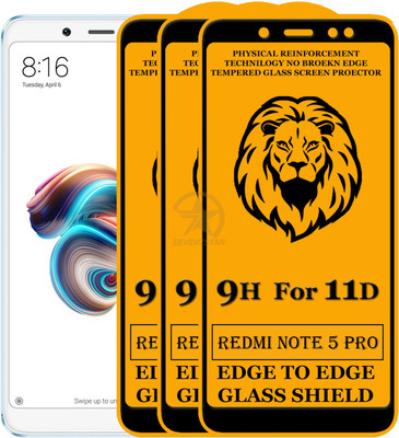 SEVEN7STAR Tempered Glass Guard for Mi Redmi Note 5 Pro(Pack of 3)