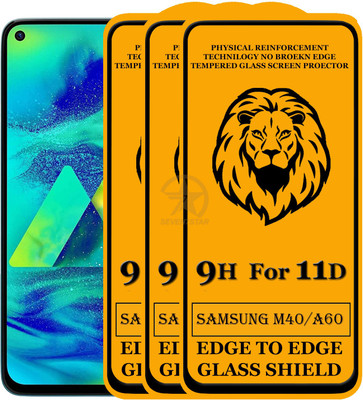 SEVEN7STAR Tempered Glass Guard for Samsung Galaxy M40(Pack of 3)