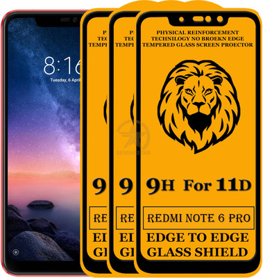 SEVEN7STAR Tempered Glass Guard for Mi Redmi Note 6 Pro(Pack of 3)