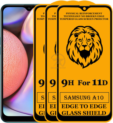 SEVEN7STAR Tempered Glass Guard for Samsung Galaxy A10(Pack of 3)