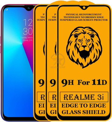 SEVEN7STAR Tempered Glass Guard for Realme 3i(Pack of 3)