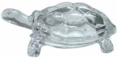 SPR enterprises Crystal Tortoise/Crystal Tabelu /Crystal Kachua/Crystal ama/Crystal amai/Crystal Ame -1 Decorative Showpiece  -  5 cm(Crystal, White)