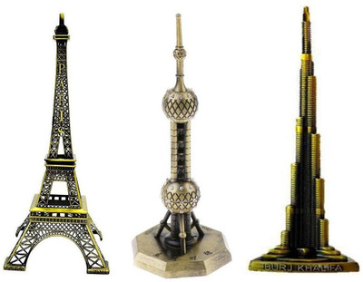 Lilone Decorative Showpiece  -  16 cm(Metal, Multicolor)
