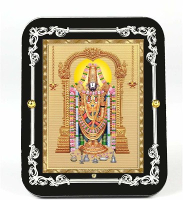 Eknoor Gold Plated Bala ji God Idol for Home/Puja Ghar/Office Decorative Showpiece  -  8 cm(Gold Plated, Black)