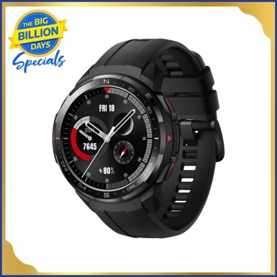 Honor Watch GS Pro Smartwatch  (Black Strap, Regular)