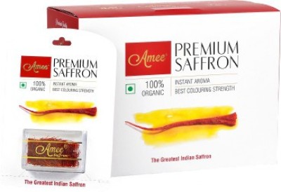 Amee Saffron / Kesar , 5 Grams in One Box ( 250 Mg x 20 Pcs Per Box ) Best for Prabhavna / Baby’s / Puja / Good for Gift(20 x 0.25 g)