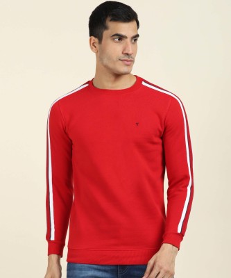 Van Heusen Sport Full Sleeve Solid Men Sweatshirt