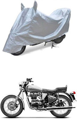 Millennium Two Wheeler Cover for Royal Enfield(Silver)