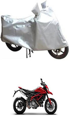 Auto Track Two Wheeler Cover for Ducati(Hypermotard, Silver)