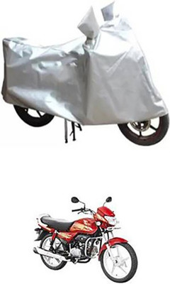 Auto Track Two Wheeler Cover for Hero(HF, Silver)