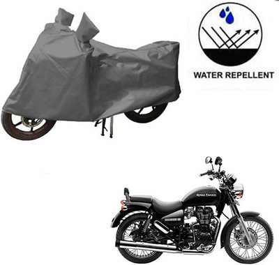 Flipkart SmartBuy Waterproof Two Wheeler Cover for Royal Enfield(Thunderbird 500, Grey)