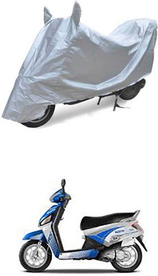 Bristle Two Wheeler Cover for Mahindra(Silver)