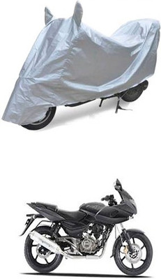 Millennium Two Wheeler Cover for Bajaj(Silver)