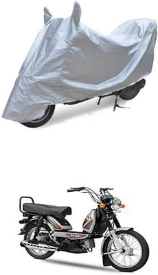 Bristle Two Wheeler Cover for TVS(Silver)