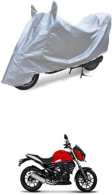 Bristle Two Wheeler Cover for Mahindra(Silver)