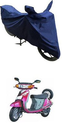 Bristle Two Wheeler Cover for Kinetic(Nova, Blue)