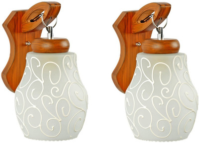 1st Time Pendant Wall Lamp Without Bulb(Pack of 2)