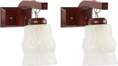 Somil Uplight Wall Lamp Without Bulb(Pack of 2)