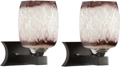 Somil Uplight Wall Lamp Without Bulb(Pack of 2)