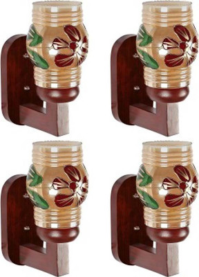 Somil Uplight Wall Lamp Without Bulb(Pack of 4)