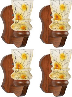 Somil Uplight Wall Lamp Without Bulb(Pack of 4)
