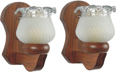 Somil Uplight Wall Lamp Without Bulb(Pack of 2)